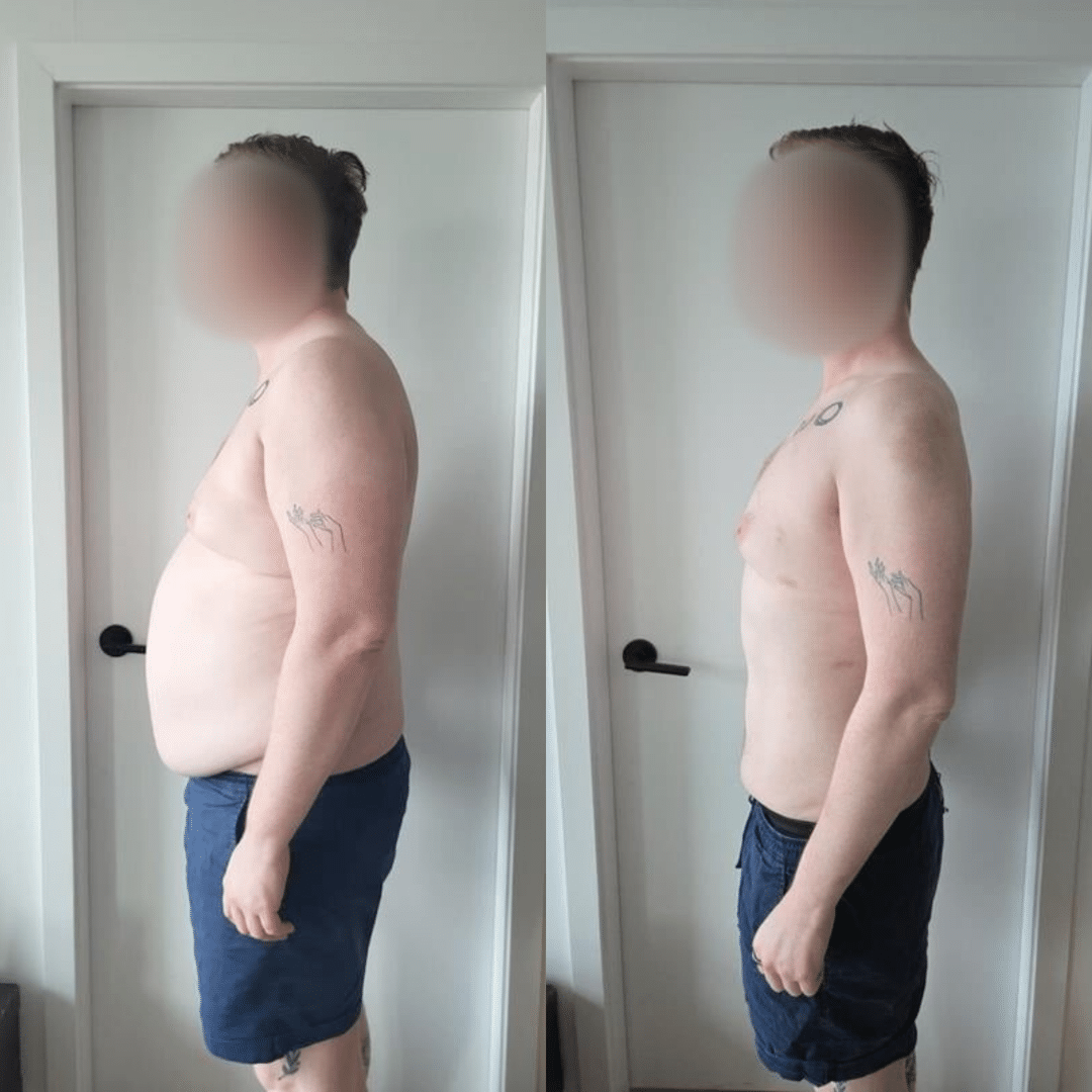 weight loss client progress