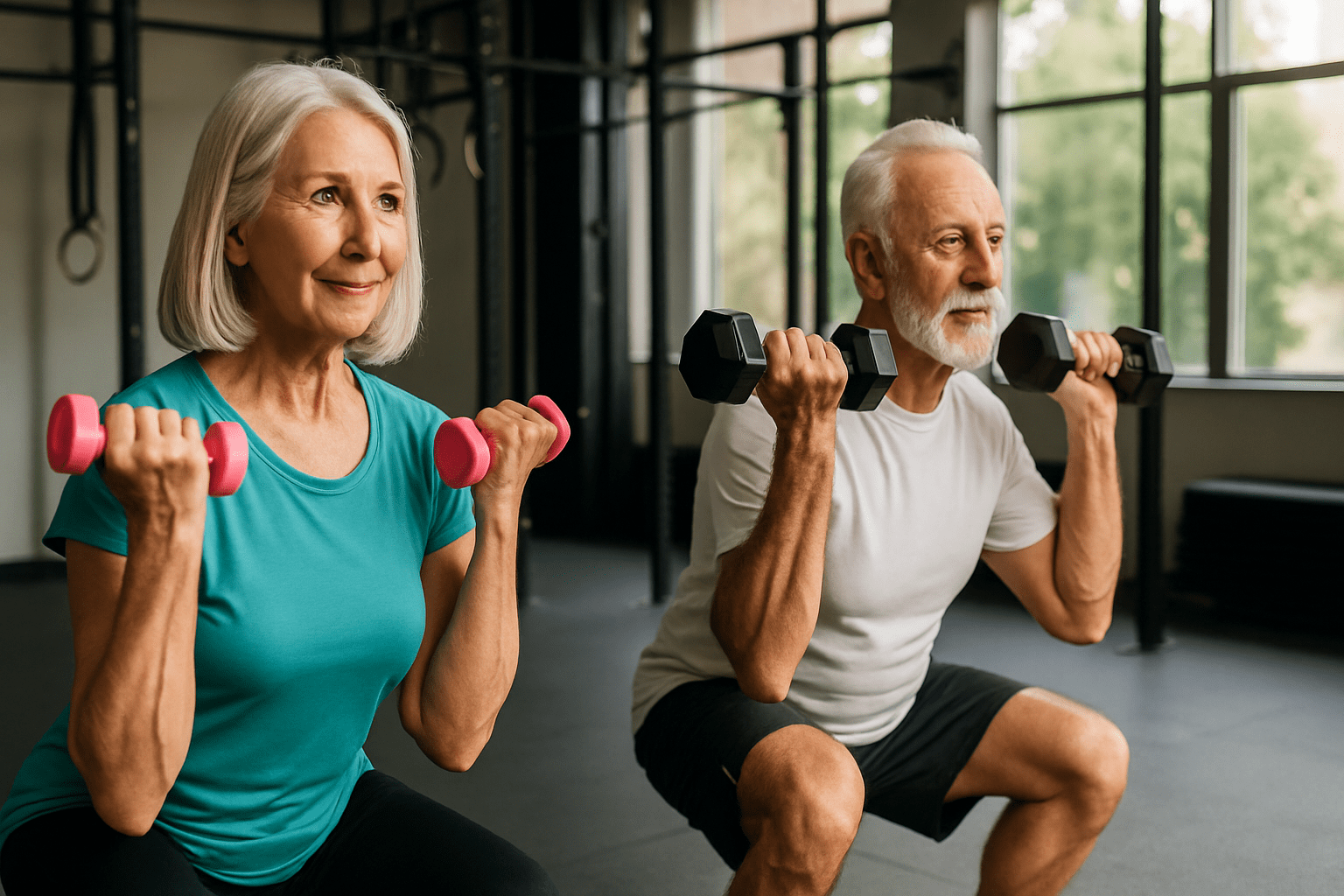 Senior fitness personal trainer
